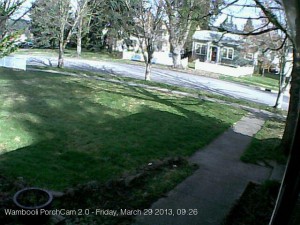 Figure 2. The new PorchCam image.