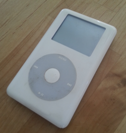 Figure 2. My first iPod. Not the original iPod, but the second or third model.