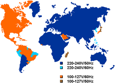 Figure 1. Electrical systems map.