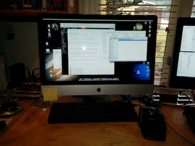Figure 4. My current Macintosh, a 27-inch i7 iMac.