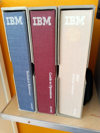Original IBM PC reference set.