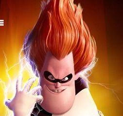 Buddy Pine as Syndrome from the 2004 film, The Incredibles.