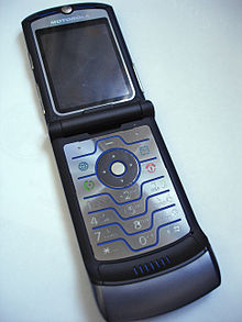 The Motorola RAZR phone, 2004.