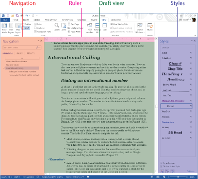 Figure 1. My ideal Word window configuration.