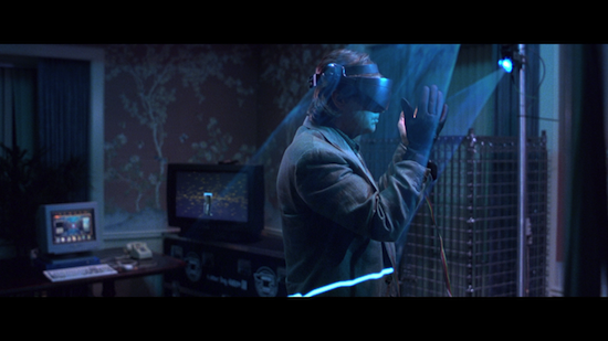 Figure 1. Michael Douglas experiments with virtual reality in 1994's Disclosure.
