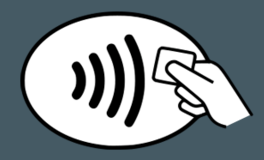 Figure 1. The Android Pay logo, found on payment terminals at a handful of merchants.