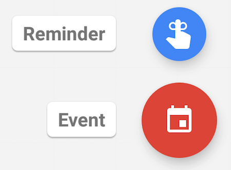 Figure 1. Choosing to set a new calendar reminder.