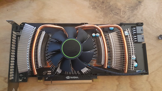 Figure 2. The old graphics card.