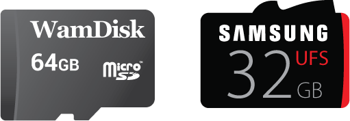 Figure 1. Teensy media card comparison.