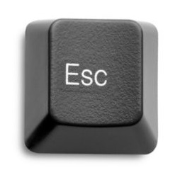 Escape Key, जो किसी भी कार्य को रोकने, program छोड़ने या पिछले मेनू पर वापस जाने की अनुमति देती है। इस key को Esc से सूचित किया जाता है।